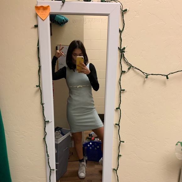 Vintage baby blue dress - Picture 1 of 3